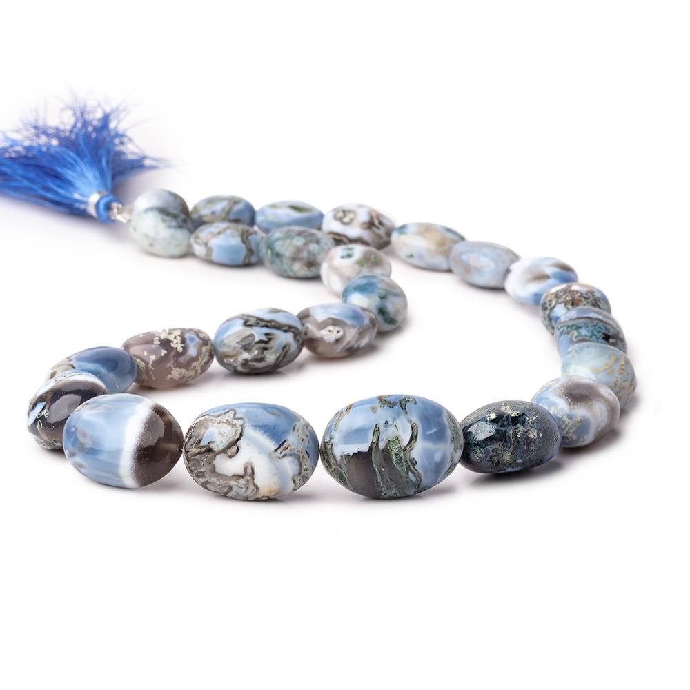 11x10-23x17mm Owyhee Blue Opal Plain Nugget Beads 16 inch 25 pieces AAA - Beadsofcambay.com