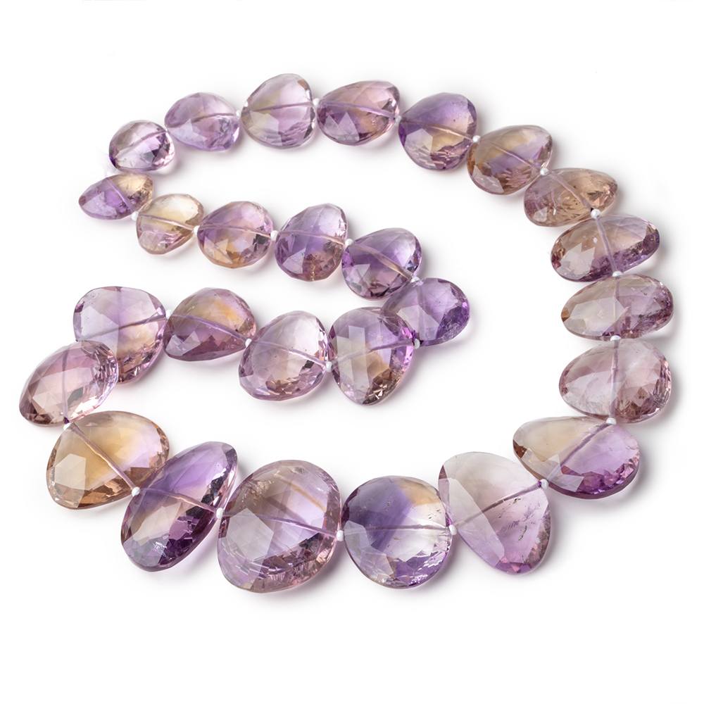 11x15-17x30mm Ametrine Side Drilled Faceted Nuggets 16 inch 27 Beads AAA - Beadsofcambay.com