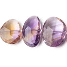 11x15-17x30mm Ametrine Side Drilled Faceted Nuggets 16 inch 27 Beads AAA - Beadsofcambay.com