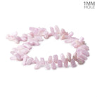 11x6-16x6mm Kunzite Top Drilled Plain Nuggets 16 inch 90 Beads 1mm Hole - Beadsofcambay.com