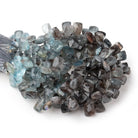 11x7-13x8mm Copper Moss Aquamarine Top Drilled Faceted Points 7.5 inch 56 Beads AAA - Beadsofcambay.com