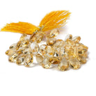 11x7-15x8mm Citrine Pear Briolette Beads 8 inch 49 pieces - Beadsofcambay.com