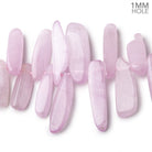 11x7-26x6mm Kunzite Top Drilled Plain Nuggets 16 inch 76 Beads 1mm Hole - Beadsofcambay.com