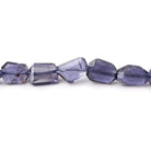 11x7mm Iolite Faceted Nugget Beads 8 inch 22 pieces AA - Beadsofcambay.com