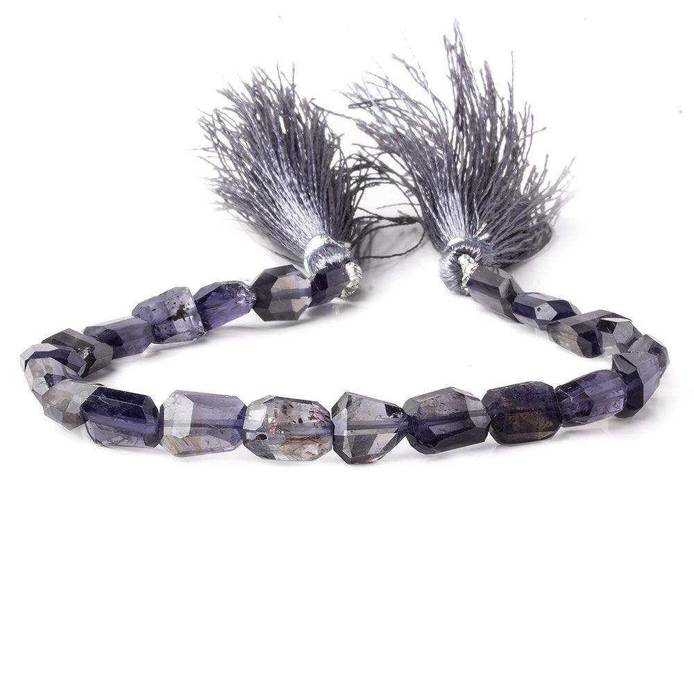 11x7mm Iolite Faceted Nugget Beads 8 inch 22 pieces AA - Beadsofcambay.com