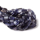 11x7mm Iolite Faceted Nugget Beads 8 inch 22 pieces AA - Beadsofcambay.com