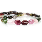 11x7x4-15x8x7mm Multi color Tourmaline Plain Nuggets 33 pcs - Beadsofcambay.com