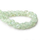11x8-14x9mm Prehnite Faceted Oval Beads 14 inch 31 pieces - Beadsofcambay.com
