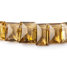 11x8-15x11mm Whiskey Quartz Faceted Rectangle Beads 8 inch 23 pieces AAA - Beadsofcambay.com