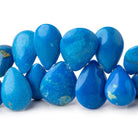 11x8-17x14mm Ceruleite Plain Pear Beads 8 inch 43 pieces AAA - Beadsofcambay.com