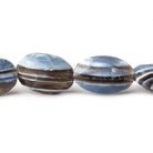 11x8-18x11mm Owyhee Natural Blue Opal faceted ovals 8 inch 10 beads - Beadsofcambay.com