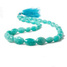 11x8-23x15mm Amazonite faceted oval beads 18 inch 31 pieces AA Grade - Beadsofcambay.com