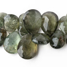 11x8-24x17mm Moss Aquamarine Faceted Pears 8 inch 40 Beads AAA - Beadsofcambay.com