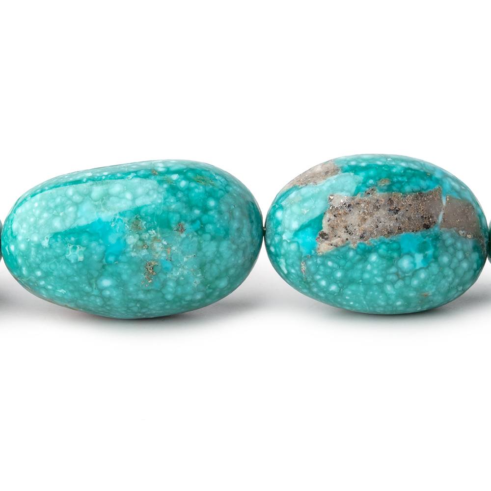 11x8-27x16mm Sleeping Beauty Turquoise Plain Nuggets 18 inch 27 Beads - Beadsofcambay.com
