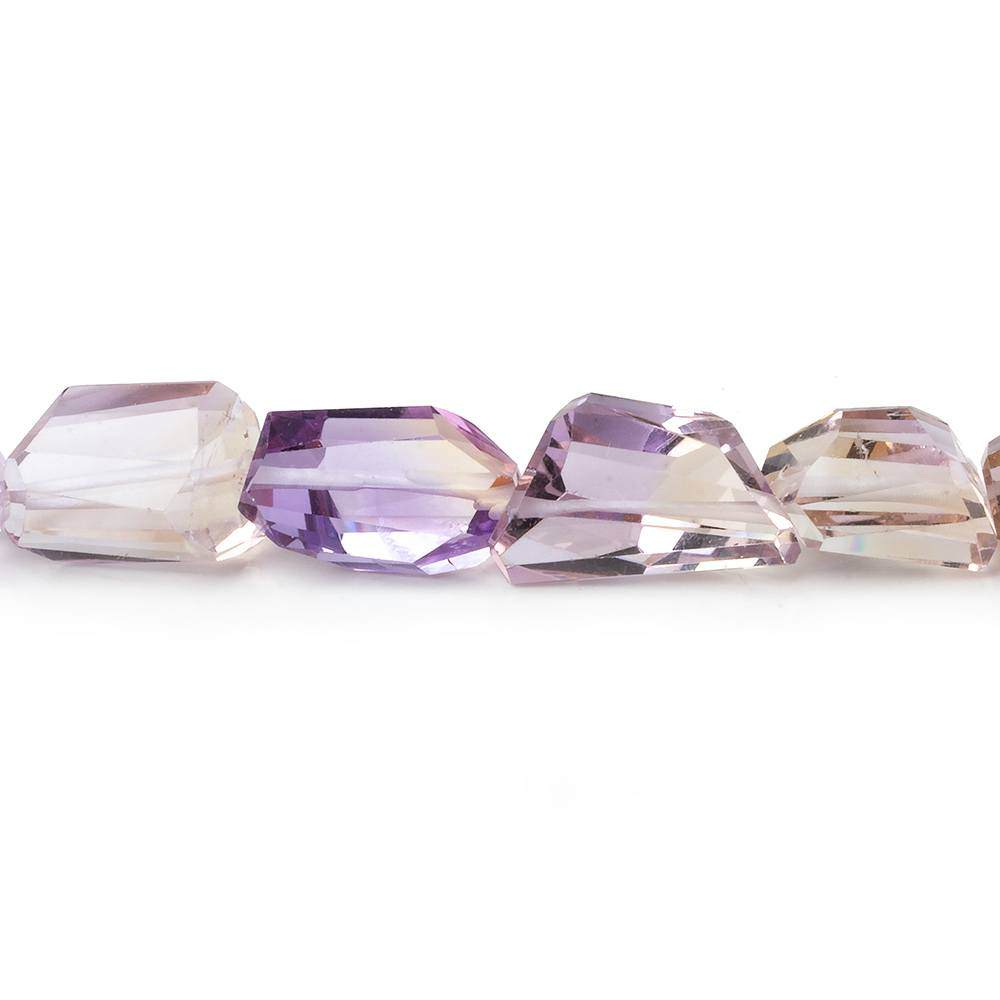 11x9-17x8mm Ametrine Faceted Nugget Beads 16 inches 30 pieces AAA - Beadsofcambay.com