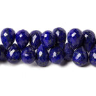 12-13mm Lapis Lazuli Faceted Tear Drop Briolette 8 inch 59 pieces - Beadsofcambay.com