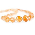 12-14mm Caramel Rutilated Quartz Faceted Pillow Beads 16 inch 32 pcs AAA - Beadsofcambay.com