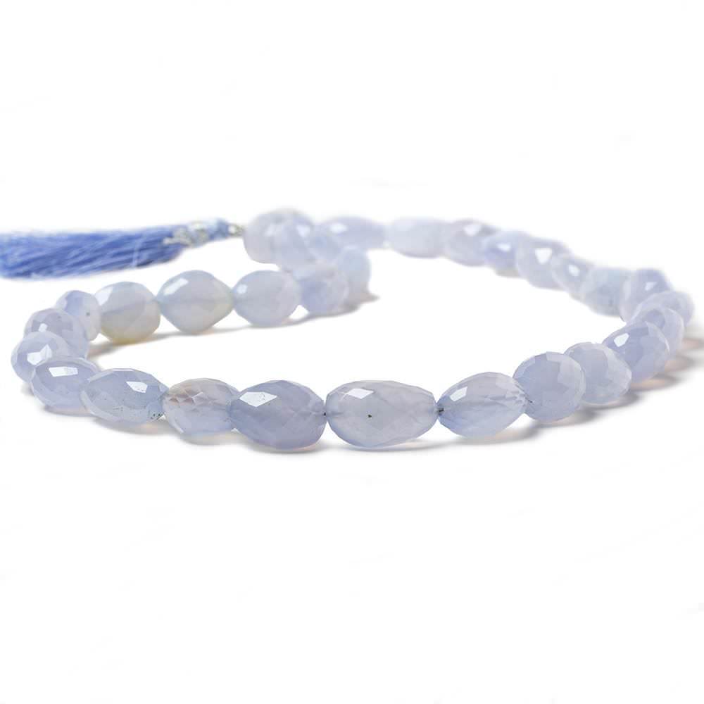 12-14mm Turkish Chalcedony Faceted Nugget Beads 15 inch 31 pieces - Beadsofcambay.com