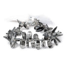 12-15mm Black Moss Quartz Faceted Pear & Marquise Beads 7.5 inch 54 pieces - Beadsofcambay.com