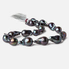 12-15mm Peacock Ultra Baroque Freshwater Pearls 16.5 inch 16 pcs .8mm drill hole AAA - Beadsofcambay.com