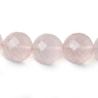 12-15mm Rose Quartz Faceted Round Beads 16 inch 31 pieces AAA - Beadsofcambay.com