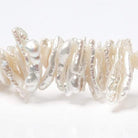 12-19mm Cream Biwa Top Drilled Freshwater Pearls 15 inch 150 pieces - Beadsofcambay.com