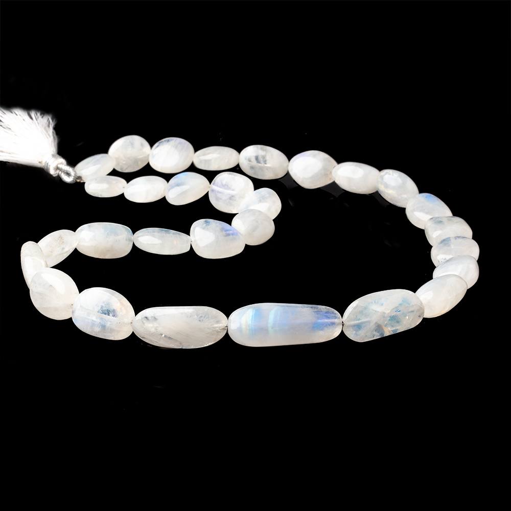12-29mm Rainbow Moonstone Plain Nugget Beads 18 inch 29 pieces AAA - Beadsofcambay.com