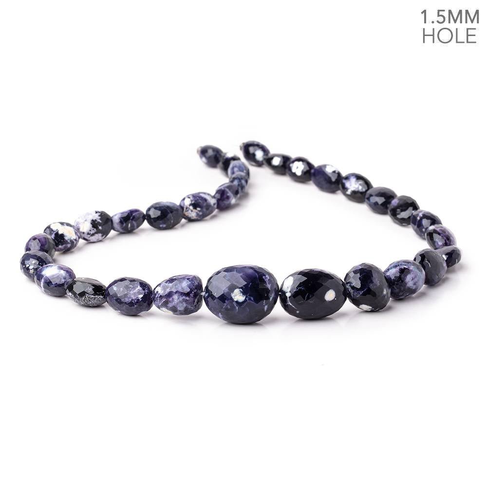 12.5x8-23x17mm Morado Purple Opal Faceted Nuggets 18 inch 31 Beads AAA - Beadsofcambay.com