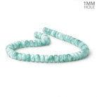 12mm Russian Green Angelite Plain Rondelle Beads 16 inch 66 pieces AA - Beadsofcambay.com