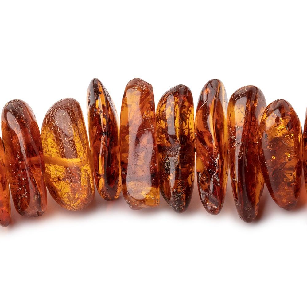 12x10-25x15mm Baltic Amber Plain Nugget Beads 27 inch 139 pieces - Beadsofcambay.com