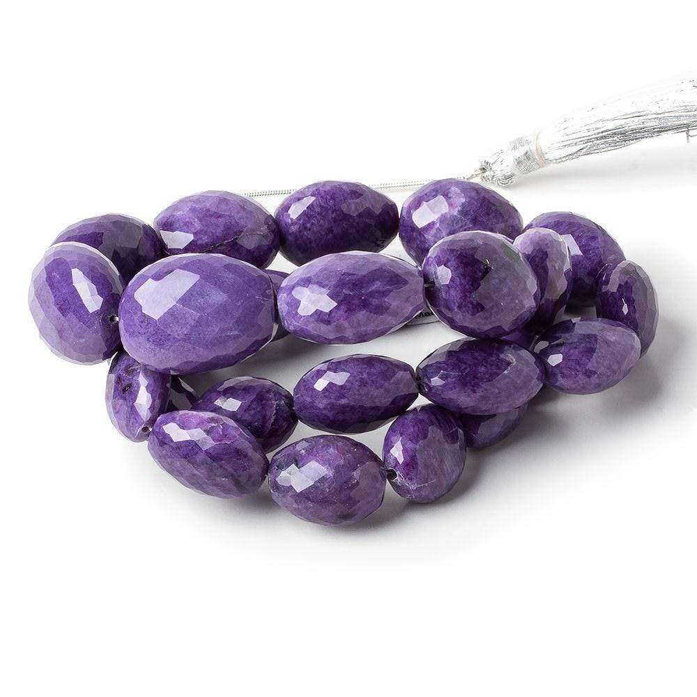 12x11-22x16.5mm Ultra Purple Charoite faceted nugget beads 19 inches 29 pieces AAA - Beadsofcambay.com