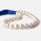 12x12.5-15x14mm Off White Near Round Freshwater Pearl 16 inch 31 pieces A - Beadsofcambay.com