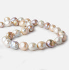 12x13-14x16mm Tri Color Ultra Baroque Freshwater Pearl 16 inch 28 pieces - Beadsofcambay.com