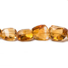 12x13x7-30x10x6mm Shaded Citrine Faceted Nugget Beads 15.5 inch 28 pieces - Beadsofcambay.com