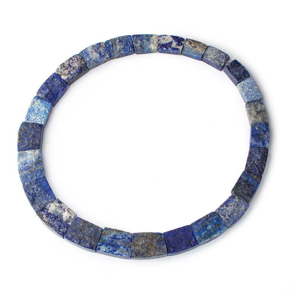 12x17-18x22mm Natural & Polished Lapis Lazuli Fancy Shape Collar 25 Beads - Beadsofcambay.com