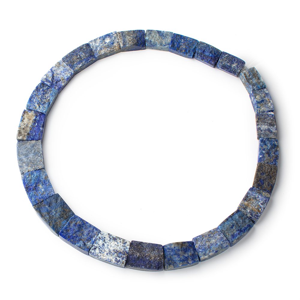 12x17-20x23mm Natural & Polished Lapis Lazuli Fancy Shape Collar 25 Beads - Beadsofcambay.com
