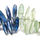 12x4-18x5mm Green and Blue Kyanite Top Drilled Faceted Marquise Beads 8 inch 68 pieces - Beadsofcambay.com