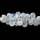 12x8-14x9mm Rainbow Moonstone Faceted Pear Beads 9 inch 60 pieces - Beadsofcambay.com