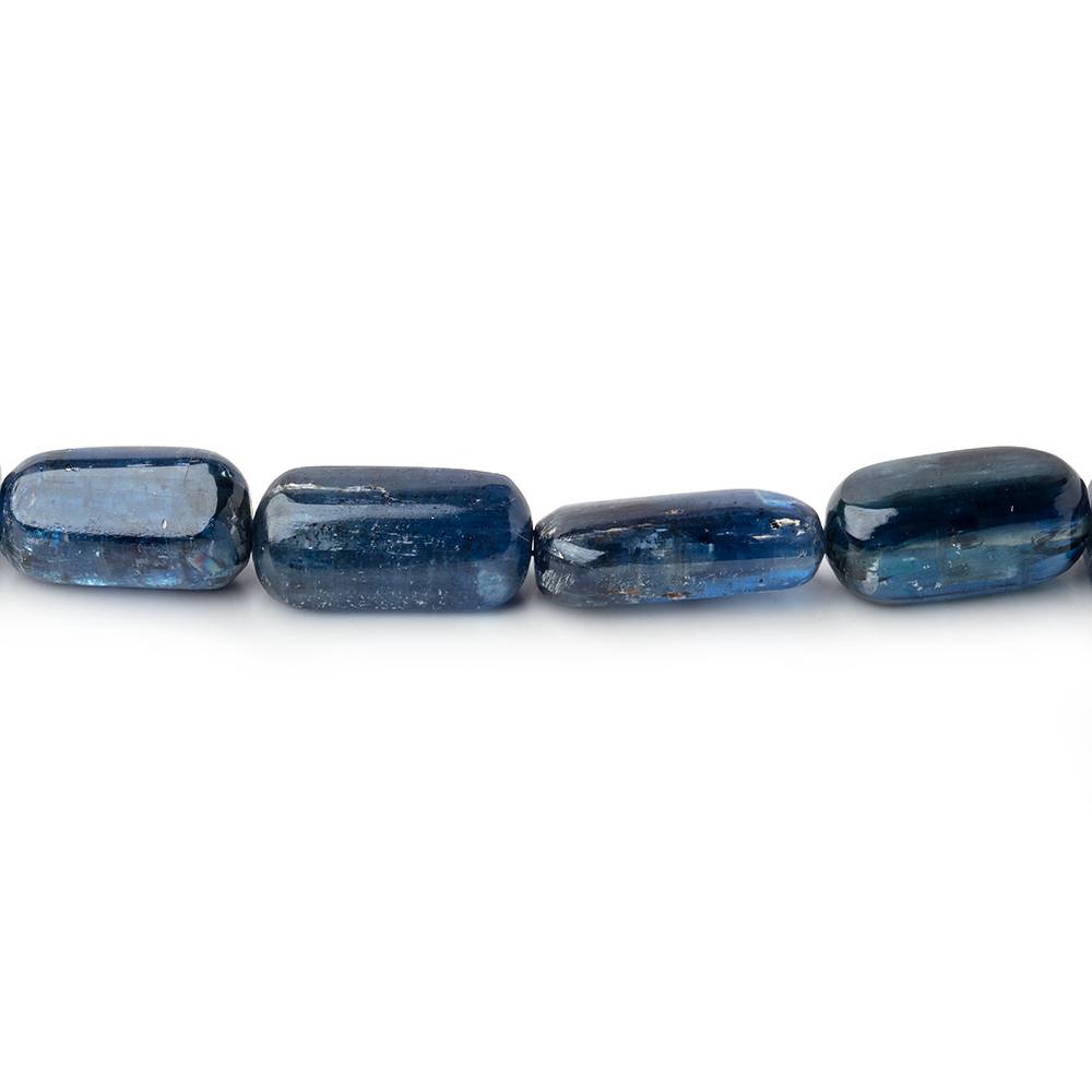 12x8-16x8mm Kyanite plain rectangular nuggets 8 inch 13 beads - Beadsofcambay.com