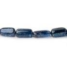 12x8-16x8mm Kyanite plain rectangular nuggets 8 inch 13 beads - Beadsofcambay.com