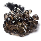 12x8-24x12mm Smoky Quartz top drill faceted pendulum bead 6 inch 52 pieces AAA - Beadsofcambay.com