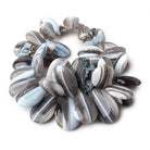 12x8-25x16mm Banded Owyhee Opal Plain Pear Beads 7 inch 42 pieces AA - Beadsofcambay.com