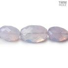9x7-20x12mm Lavender Opal straight drilled faceted nuggets 20 inch 39 beads AA large hole - Beadsofcambay.com