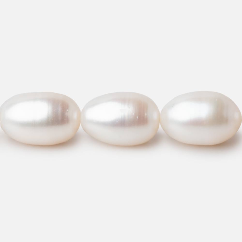 12x9-14x9mm Cream Baroque Freshwater Pearls 15.5 inch 30 pieces AA - Beadsofcambay.com