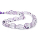 12x9-15x11mm Pink Amethyst Faceted Oval Beads 16 inch 30 beads AA Grade - Beadsofcambay.com
