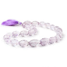 14x10mm Pink Amethyst Faceted Olive Beads 15 inch 28 pieces AA - Beadsofcambay.com