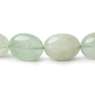12x9-21x16mm Green Beryl plain nugget beads 18 inch 29 pieces A - Beadsofcambay.com