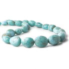 12x9-23x16mm Larimar plain nugget beads 18 inch 28 pieces AAA - Beadsofcambay.com