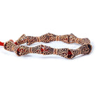 12x9mm Copper Scroll Vine Bead Cap 8 inch 18 pcs - Beadsofcambay.com