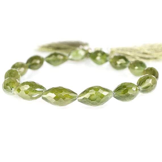 13-16mm Idocrase Faceted Marquise Beads 8 inch 14 pieces - Beadsofcambay.com